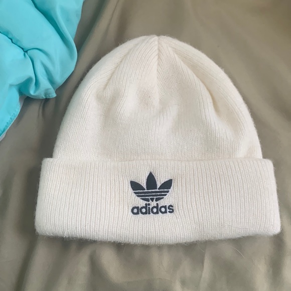 adidas Accessories - White Adidas Beanie